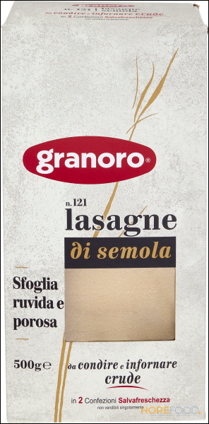 GRANORO LASAGNA SEMOLA 121 500 GR