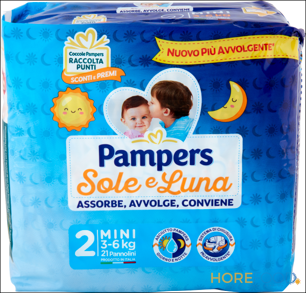 PAMPERS SOLE E LUNA MINI 21 PZ