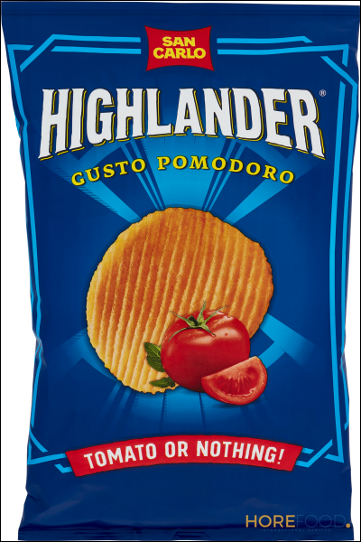 SAN CARLO SAN CARLO PATATINE HIGHLANDER TOMATO 130 GR