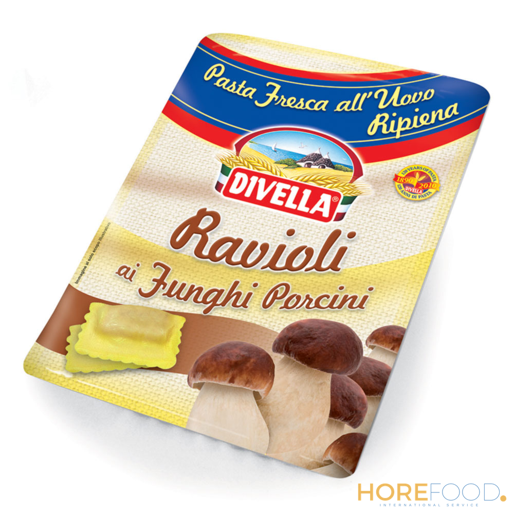 DIVELLA RAVIOLI FUNGHI 250 GR