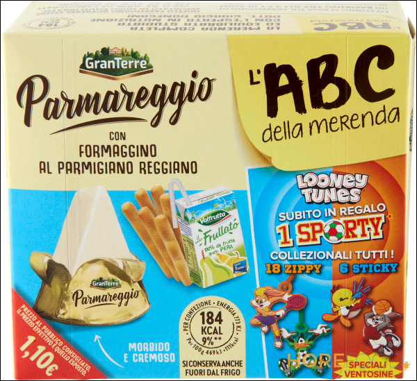 PARMAREGGIO ABC MERENDA FORMAGGINO