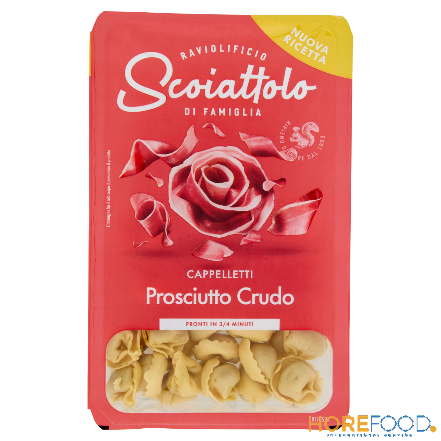 SCOIATTOLO TORTELLINI PROSCIUTTO CRUDO 200 GR