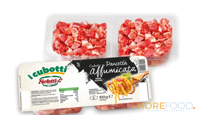 FURLOTTI PANCETTA AFFUMICATA CUBOTTI 100 GR