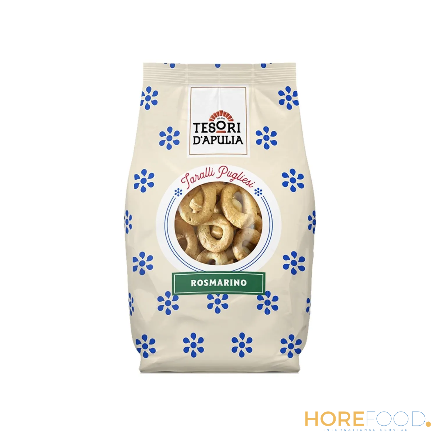 TESORI D'APULIA TARALLI ROSMARINO 400 GR