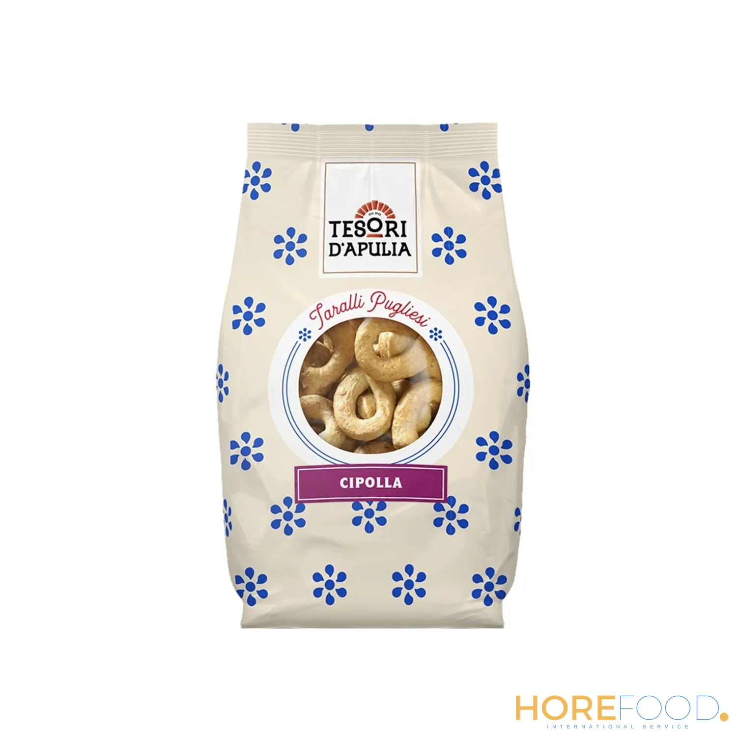 TESORI D'APULIA TARALLI GUSTO CIPOLLA 400 GR