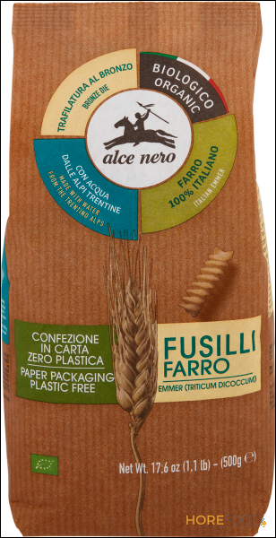 ALCENERO FUSILLI AL FARRO BIO 500 GR