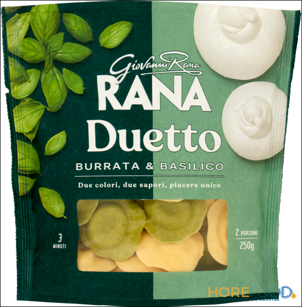 RANA DUETTO BURRATA E BASILICO 250 GR