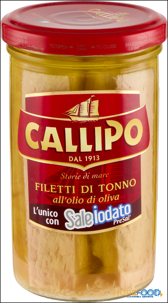 CALLIPO FILETTI DI TONNO OLIO DI OLIVA 250 GR