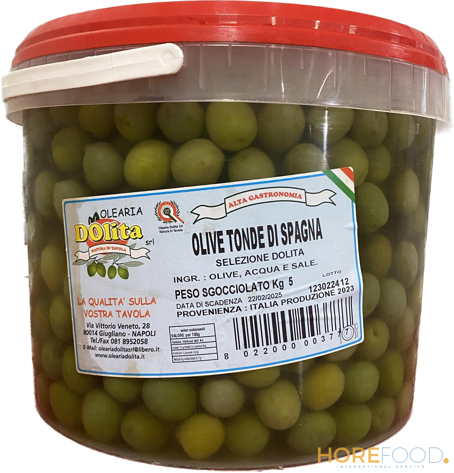 MICCIO OLIVE VERDI SELEZIONE '000' (5KG) AL KG