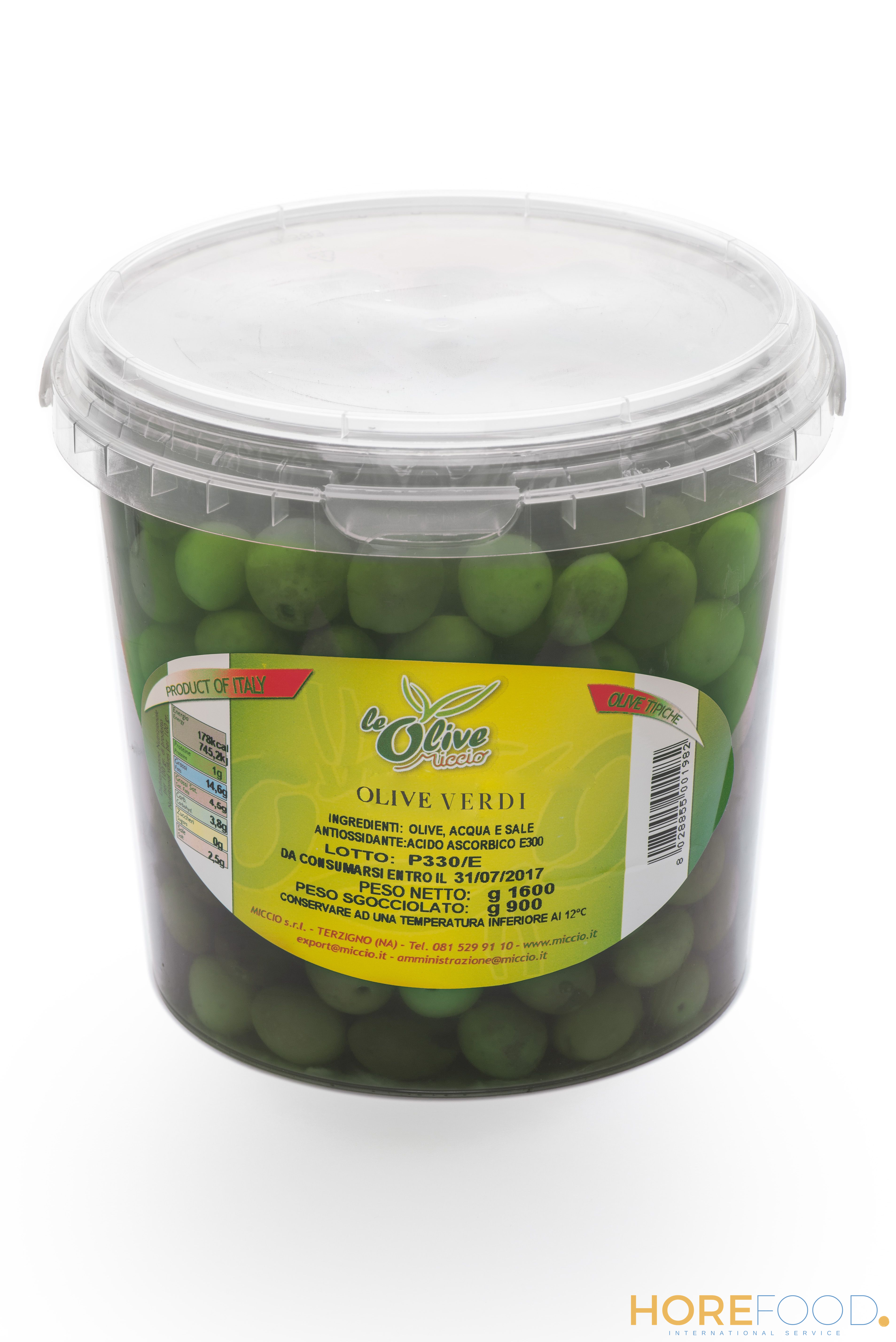 MICCIO OLIVE VERDI GRANDI 900 GR