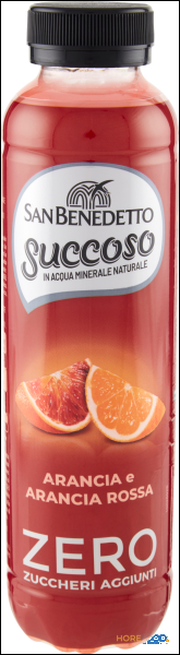 SAN BENEDETTO SUCCOSO ZERO ARANCIA E ARANCIA ROSSA 400 ML