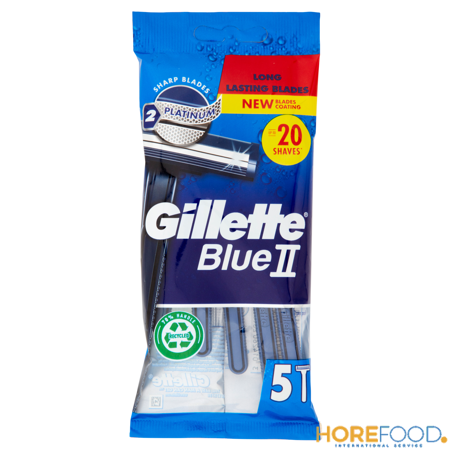 GILLETTE BLUE II X5 5 PZ