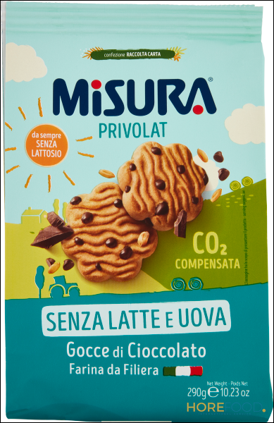 MISURA PRIVOLAT BISCOTTI GOCCE CIOCCOLATO 290 GR