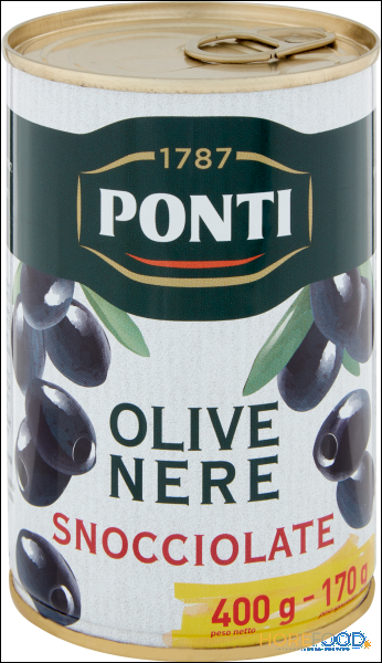PONTI OLIVE NERE SNOCCIOLATE 400 PZ