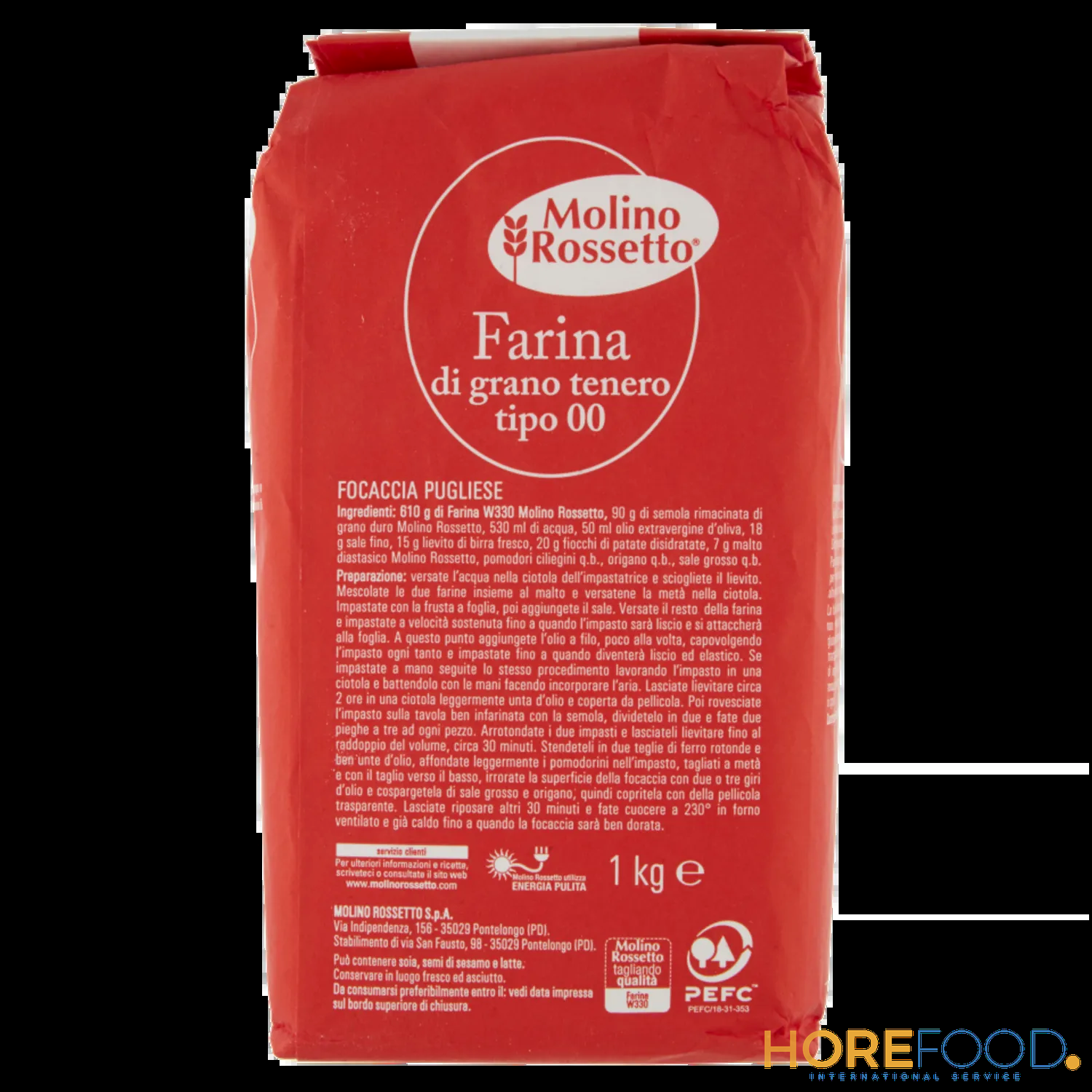 MOLINO ROSSETTO FARINA GRANO TENERO "00" W330 1.000 GR