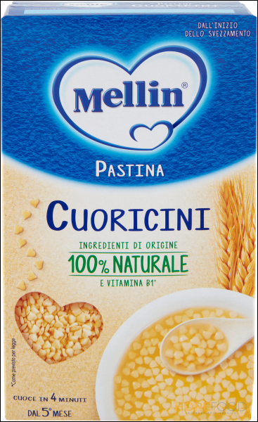 MELLIN PASTINA CUORICINI 350 GR