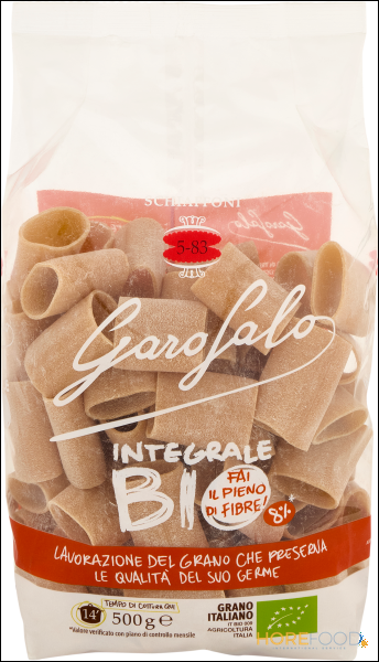 GAROFALO PASTA INTEGRALE FORMATI SPECIALI SCHIAFFONI 500 GR
