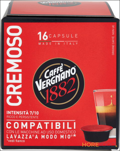 CAFFE VERGNANO CAPSULE X 16 CREMOSO 25 PZ