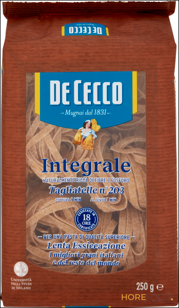 DE CECCO TAGLIATELLE INTEGRALI 250 GR