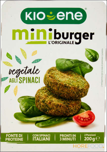 KIOENE MINIBURGER VEGETALE A SPINACI 200GR