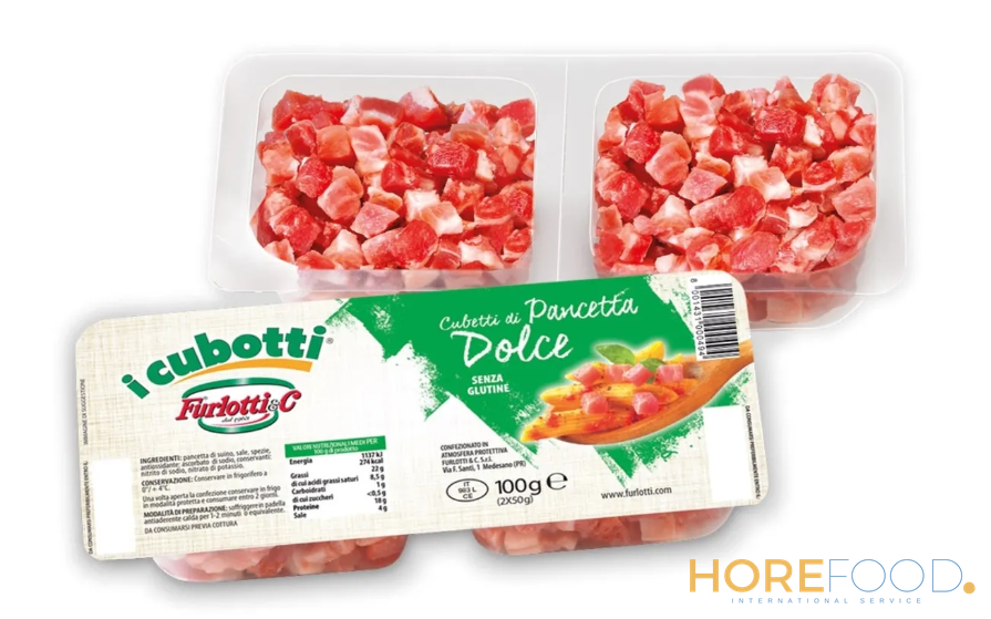 FURLOTTI PANCETTA DOLCE CUBOTTI 100 GR