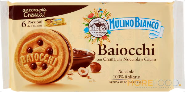 MULINO BIANCO BAIOCCHI SNACK X6 336 GR