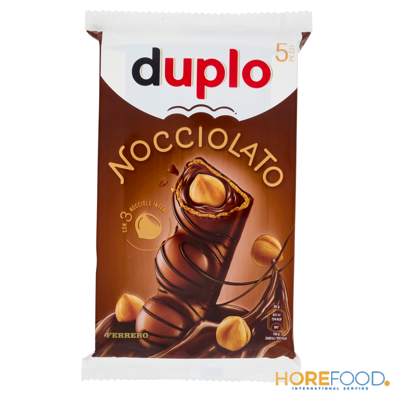 FERRERO DUPLO NOCCIOLATO T.6 156 GR