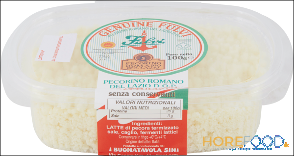 FULVI PECORINO ROMANO DOP GRATTUGIATO FRESCO 100 GR