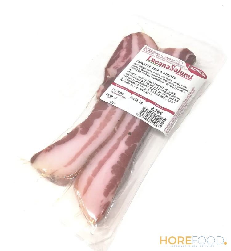 SALUMIFICIO DELLA LUCANIA PANCETTA A STRISCE DOLCE AL KG