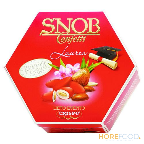 CRISPO SNOB CONFETTI MANDORLA ROSSO 500 GR