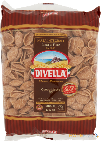 DIVELLA ORECCHIETTE INTEGRALI 500 GR