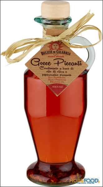 DELIZIE CALABRIA CONDIMENTO A BASE DI OLIO DI O LIVA E PEPERONCINO P ICCANTE 250