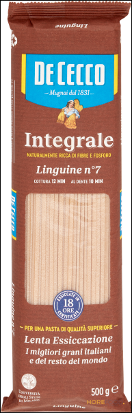DE CECCO LINGUINE N°7 INTEGRALI 500 GR