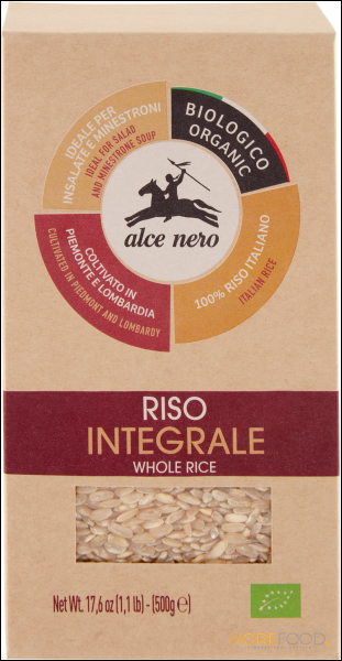 ALCENERO RISO INTEGRALE 500 GR
