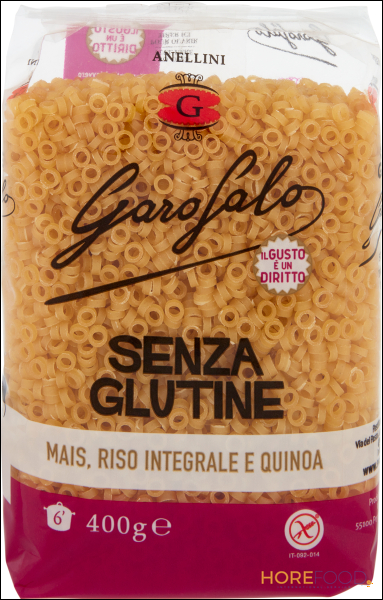 GAROFALO PASTA SENZA GLUTINE ANELLINI 400 GR