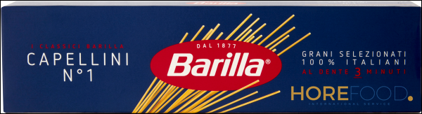 BARILLA PASTA DI SEMOLA CAPELLINI N.1 500 GR
