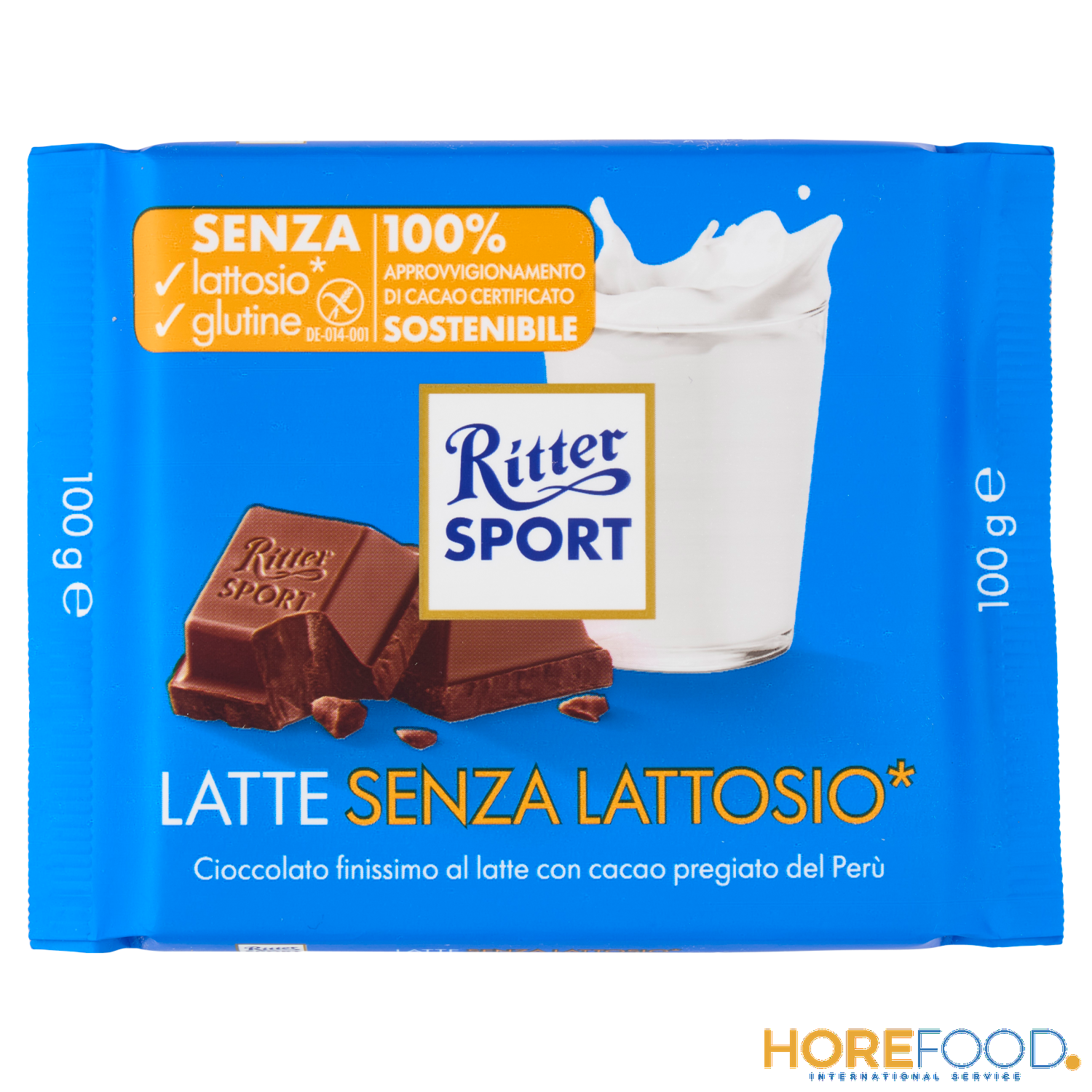 Senza Lattosio Cioccolato Latte, 100 g - RITTER SPORT