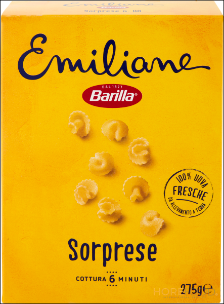 BARILLA LE EMILIANE SORPRESE ALL'UOVO 275 GR
