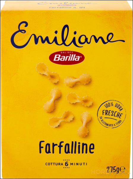 BARILLA EMILIANE FARFALLINE UOVO 275 GR