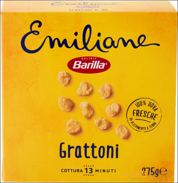 BARILLA EMILIANE GRATTONI UOVO 275 GR