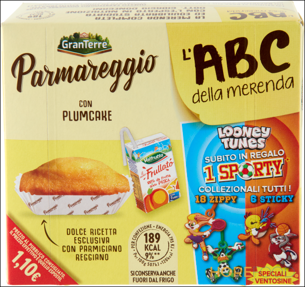 PARMAREGGIO ABC MERENDA PLUMCAKE 157 GR