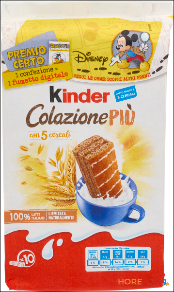 KINDER COLAZIONE PIU' X10 290 GR