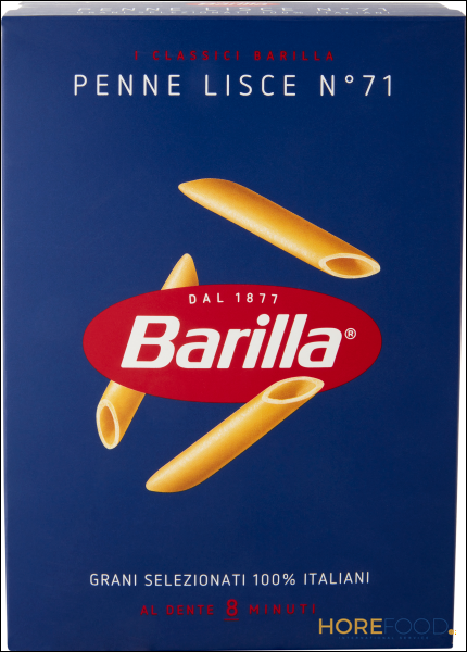 BARILLA PASTA DI SEMOLA PENNE LISCE N.71 500 GR