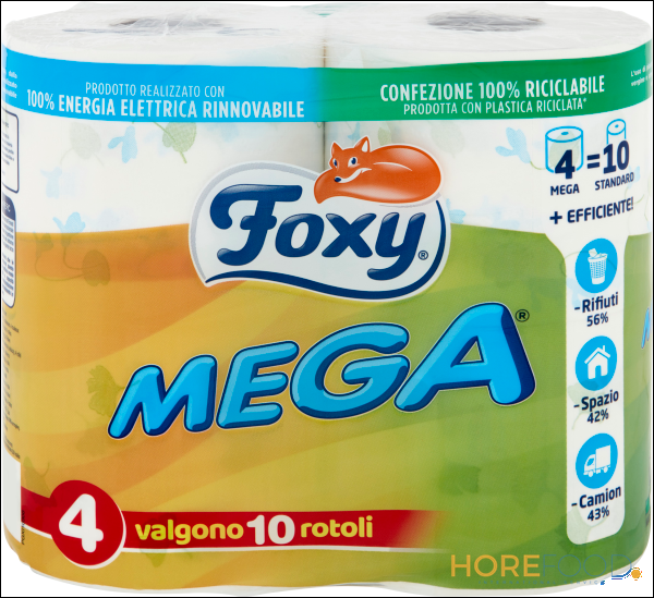 FOXY CARTA IGIENICA MEGA X4 4 PZ