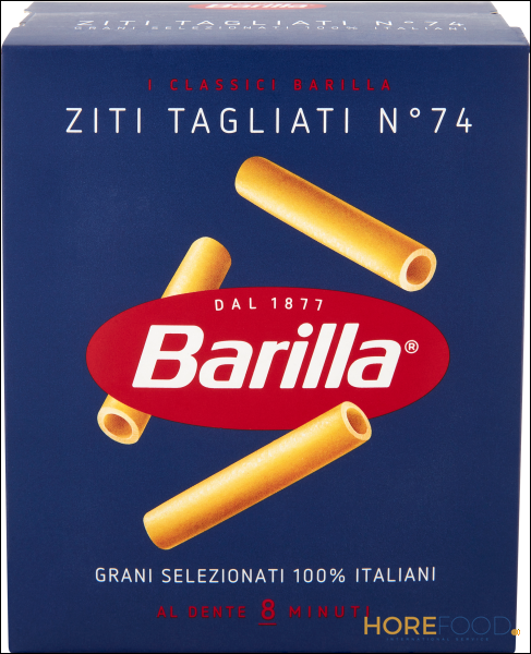 BARILLA PASTA DI SEMOLA ZITI TAGLIATI N.74 500 GR