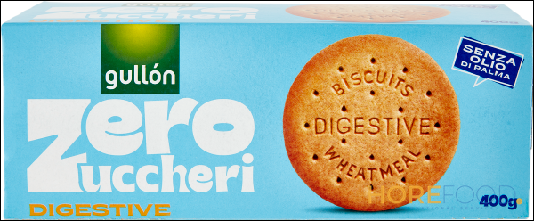 GULLON DIGESTIVE SENZA ZUCCHERO 400 GR