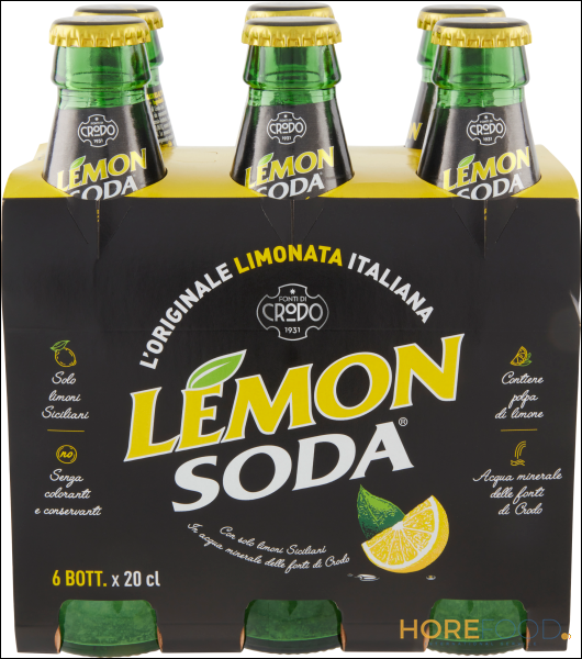 LEMONSODA IN VETRO 20 CL X6