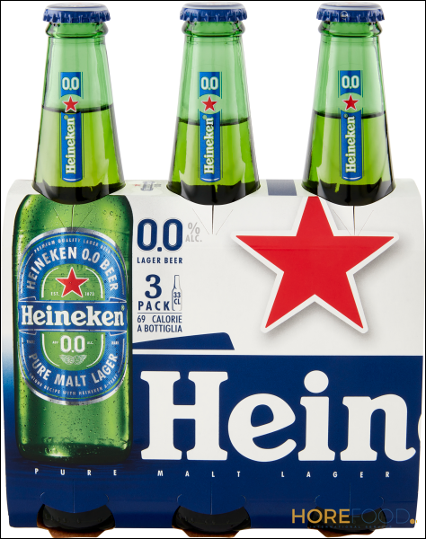 HEINEKEN BIRRA 0.0 330 ML X3