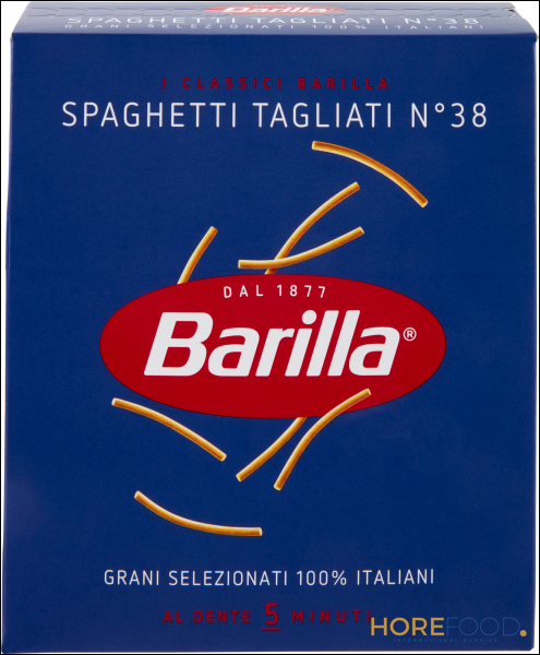 BARILLA PASTA DI SEMOLA SPAGHETTI TAGLIATI N.38 500 GR