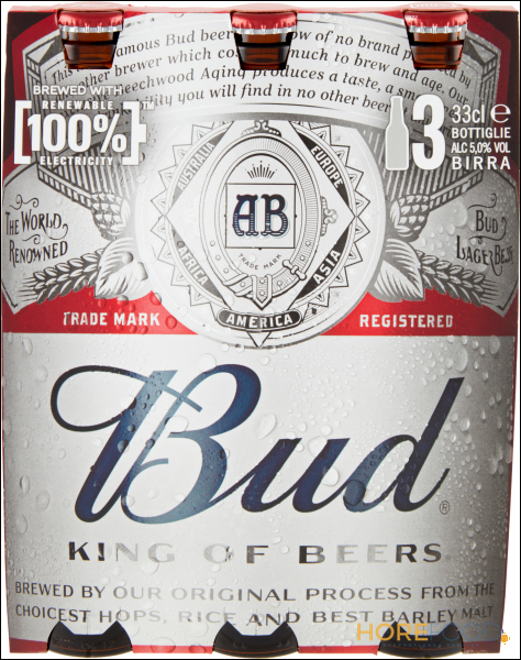 BUD BIRRA 330ML X3